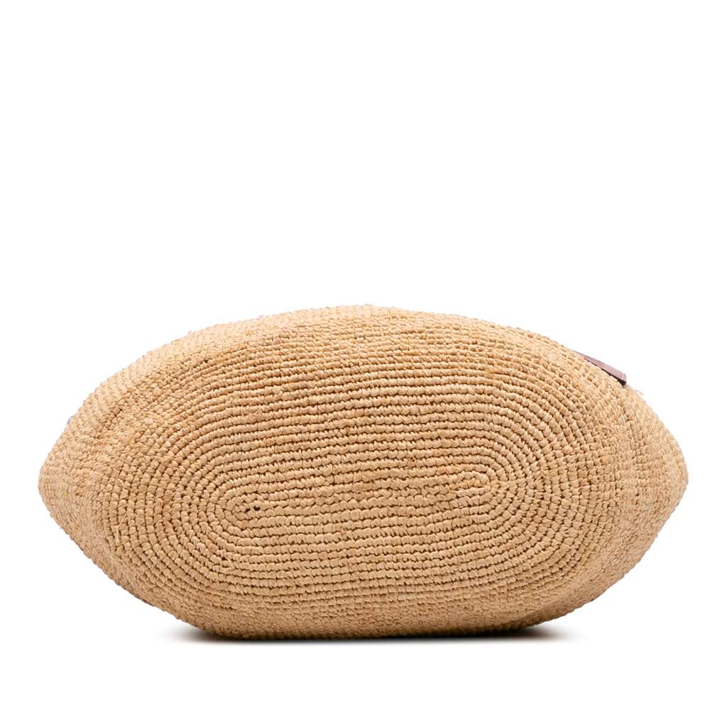 Loewe Mini Raffia Slit Satchel - Image 6