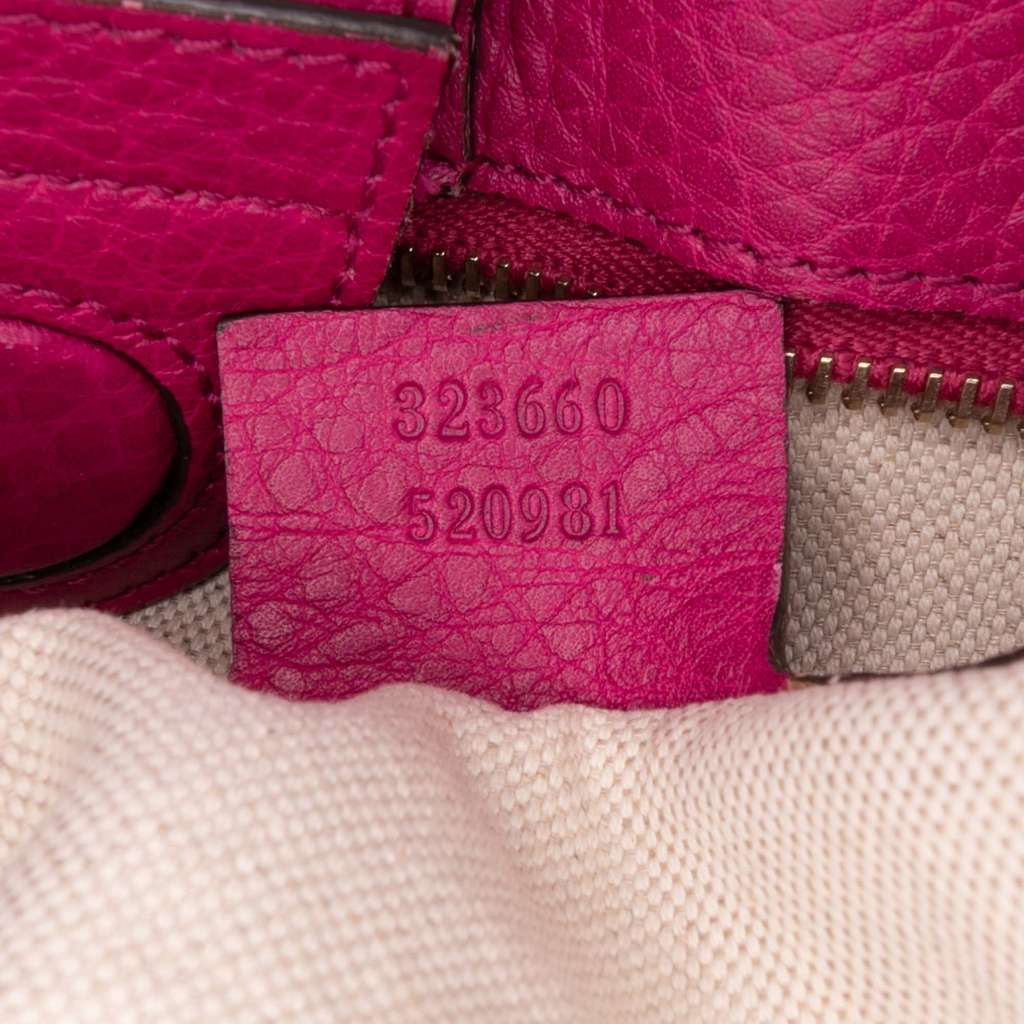 Gucci Medium Calfskin Bamboo Shopper Satchel - Detail 1