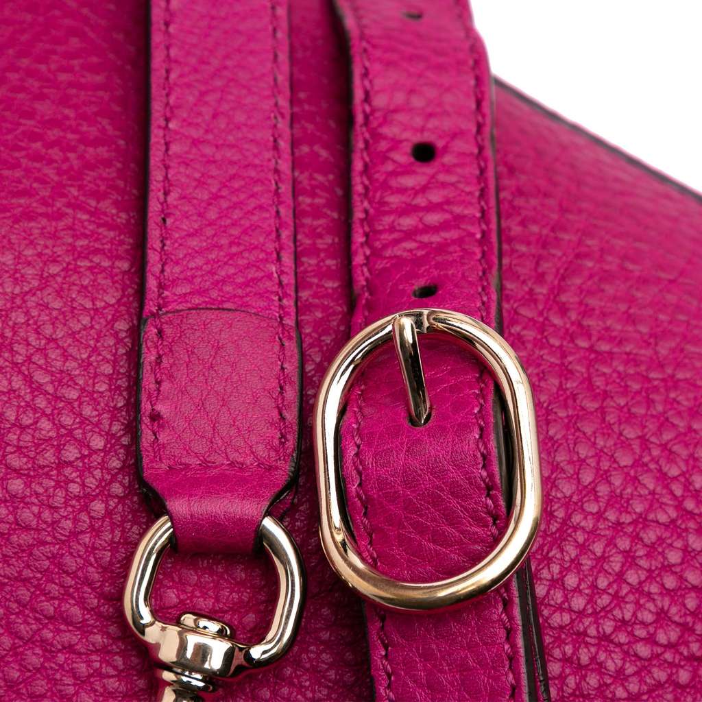 Gucci Medium Calfskin Bamboo Shopper Satchel - Image 11