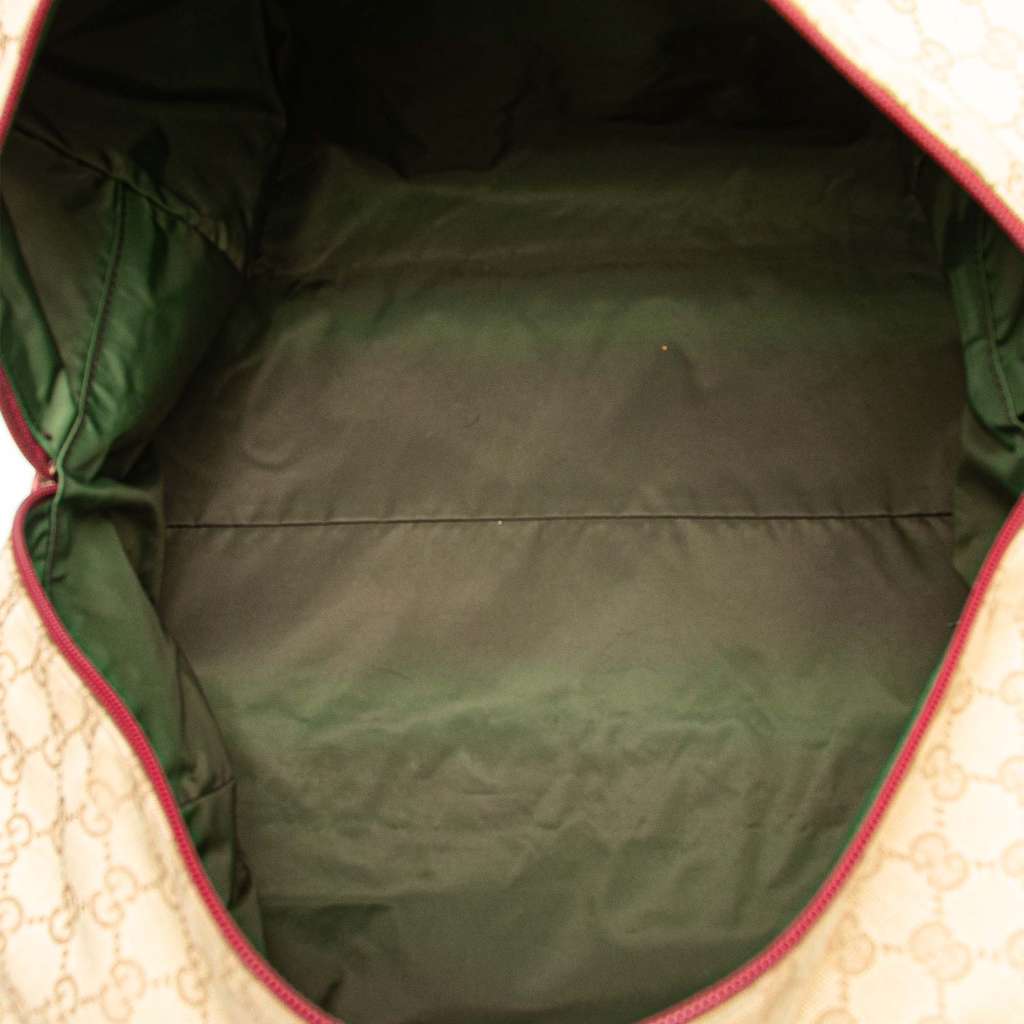 Gucci GG Canvas Web Travel Bag - 4