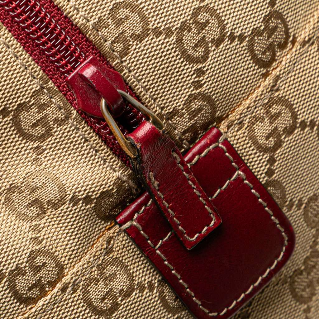 Gucci GG Canvas Web Travel Bag - Image 10