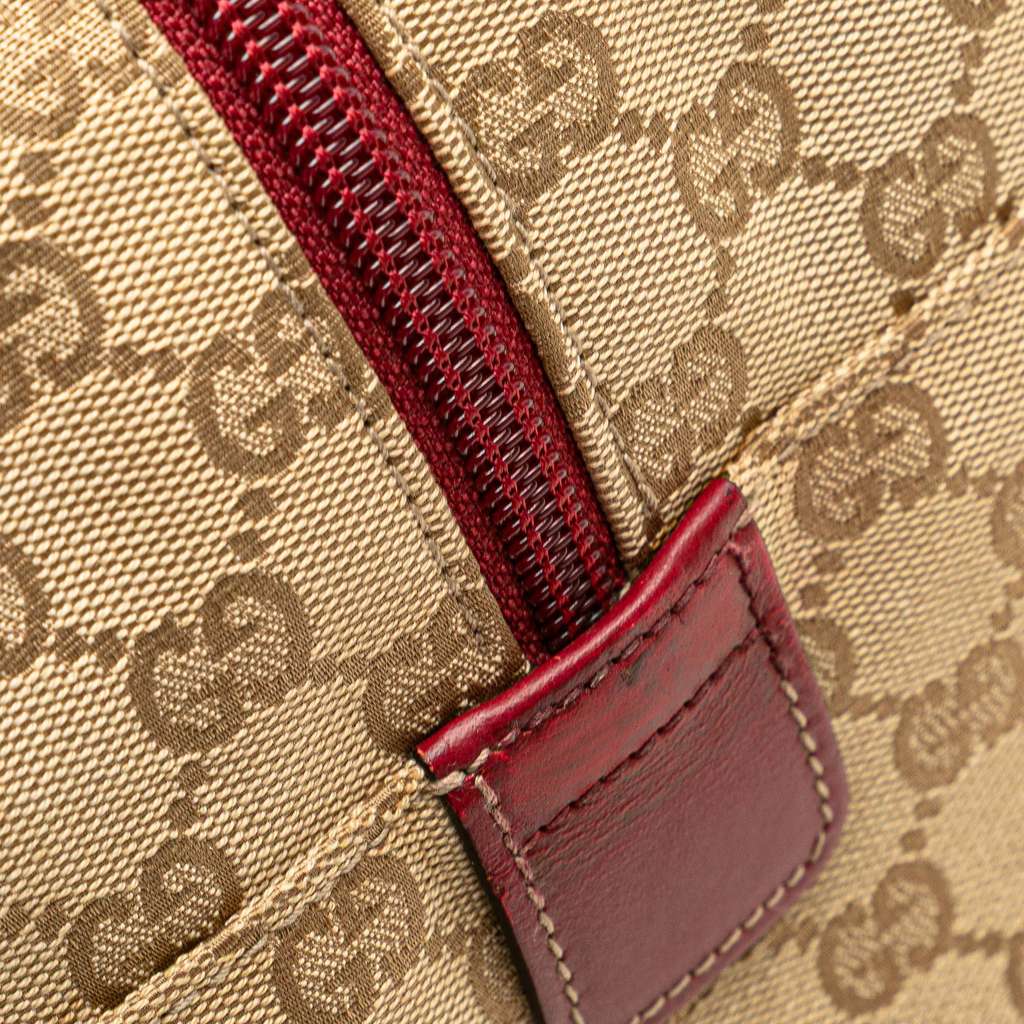 Gucci GG Canvas Web Travel Bag - Image 11
