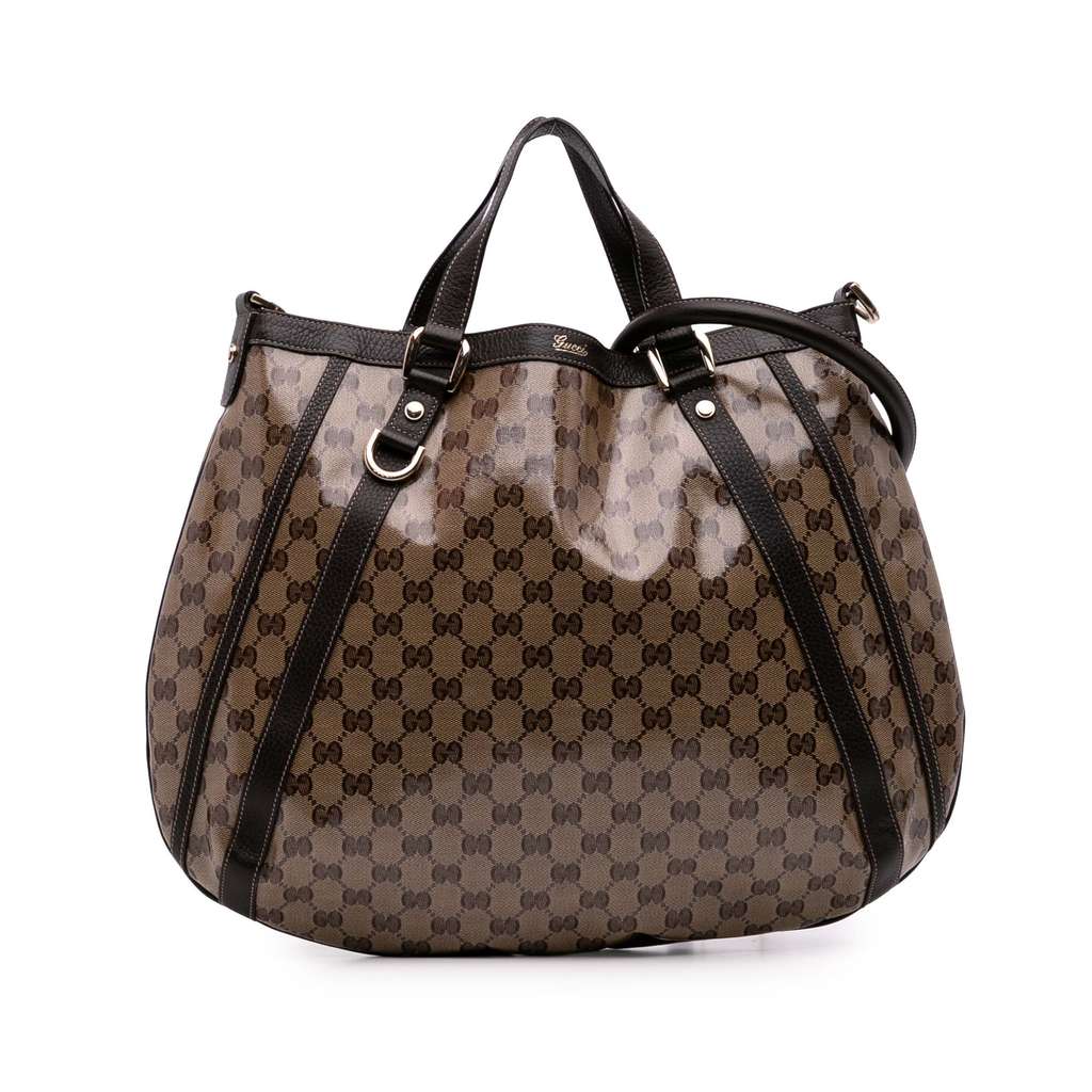 Gucci GG Crystal Abbey D Ring Convertible Tote