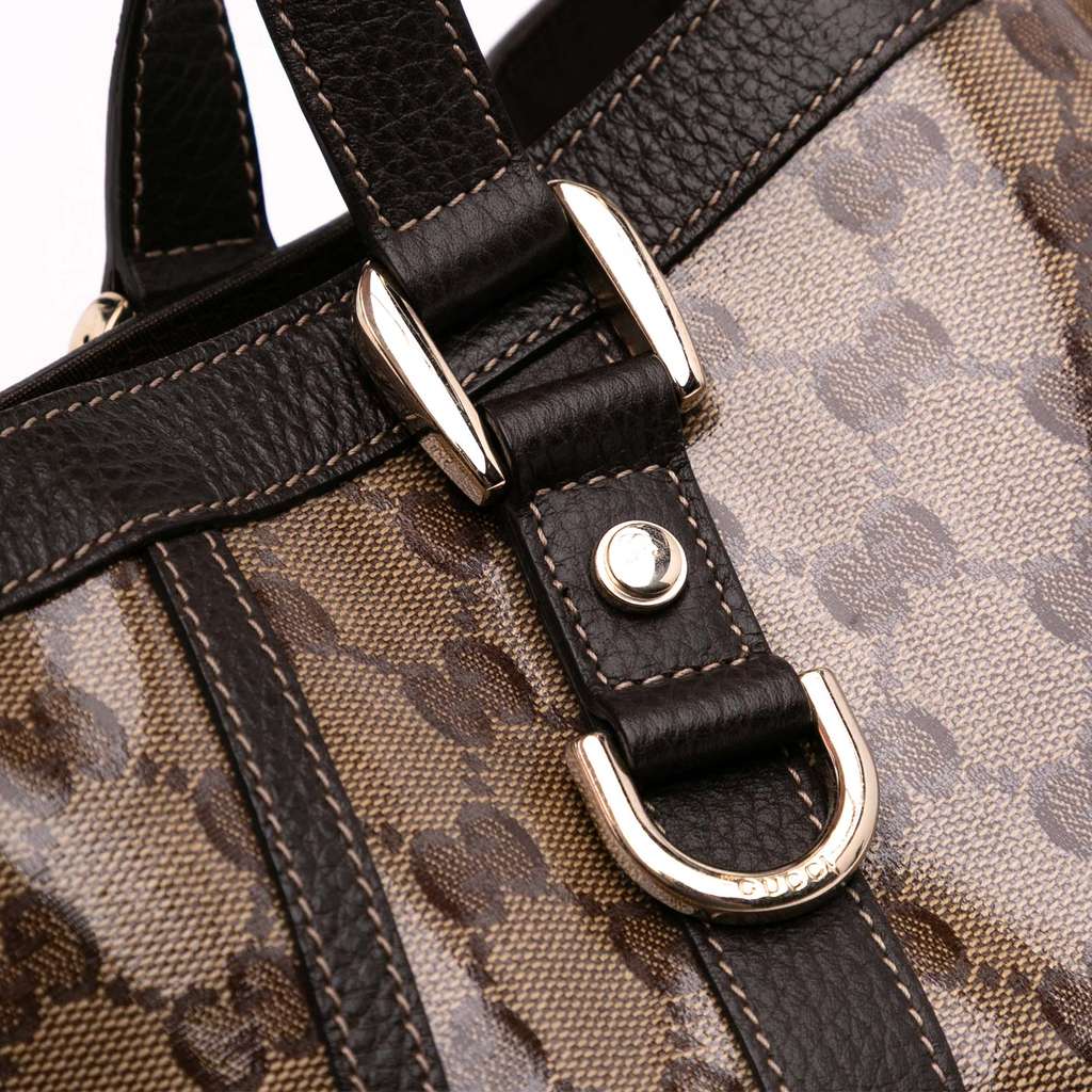 Gucci GG Crystal Abbey D Ring Convertible Tote - Image 10