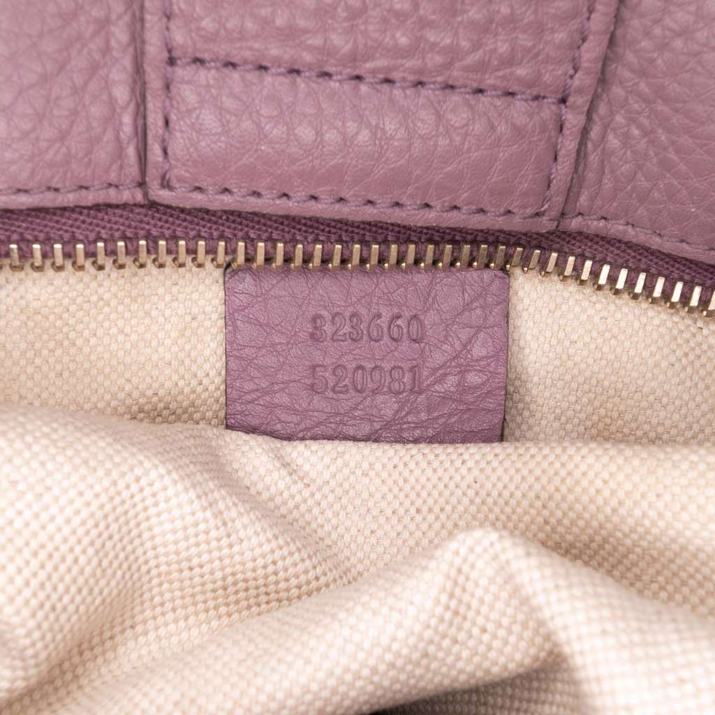 Gucci Medium Calfskin Bamboo Shopper Satchel - Detail 1