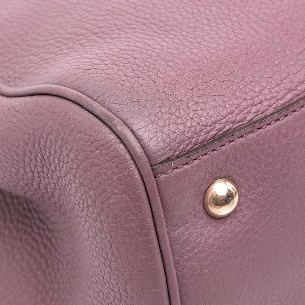 Gucci Medium Calfskin Bamboo Shopper Satchel - Detail 2