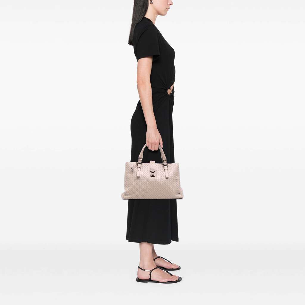 Bottega Veneta Medium Nappa Intrecciato Roma Tote - Image 14
