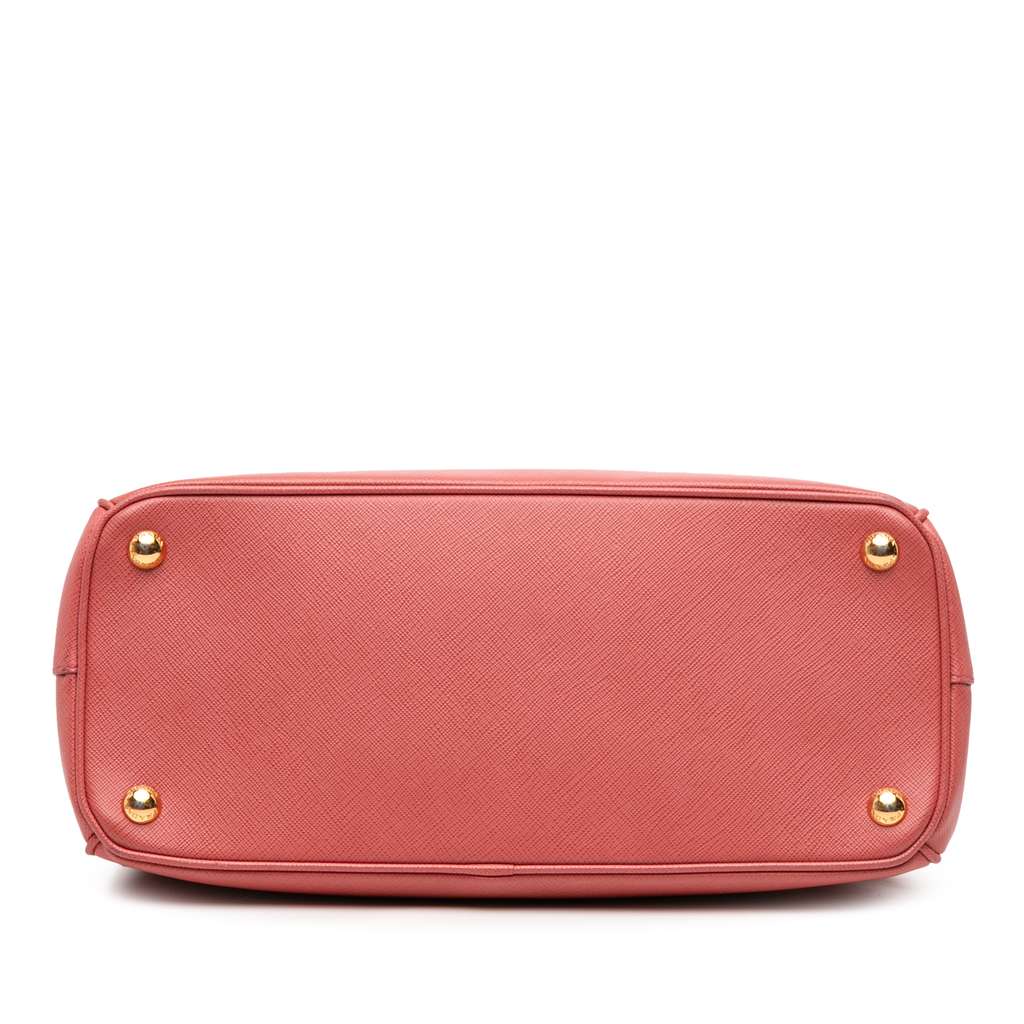 Prada Small Saffiano Lux Galleria Double Zip Satchel - Image 6