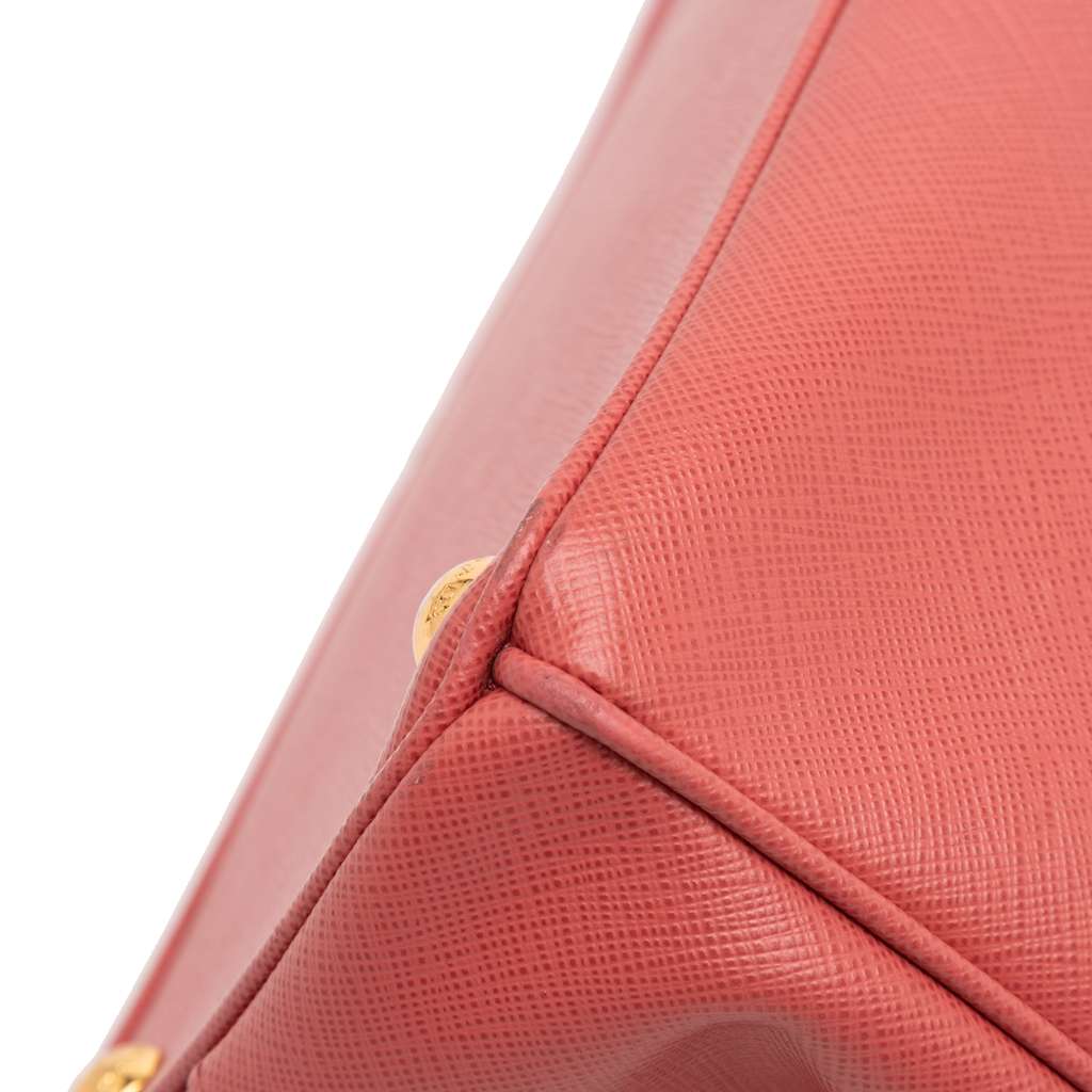 Prada Small Saffiano Lux Galleria Double Zip Satchel - Image 11