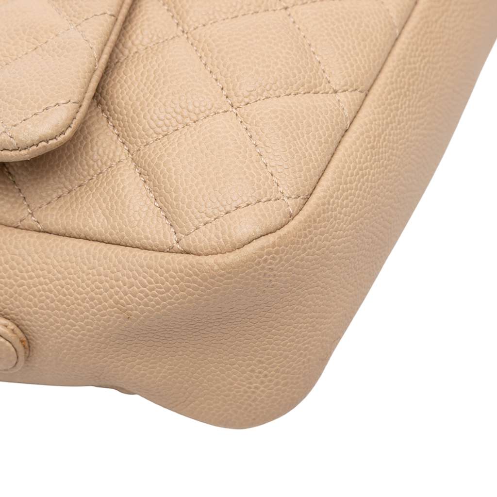 Chanel Jumbo Quilted Caviar Easy Flap - Detail 2