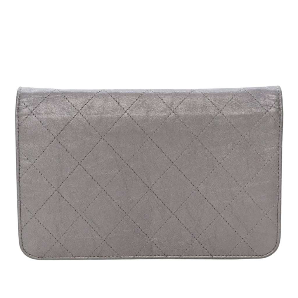 Chanel CC Quilted Aged Calfskin Wallet On Chain - Image 6