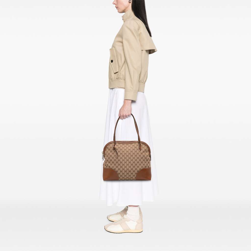 Gucci Medium GG Canvas Bree Dome Tote - Image 13