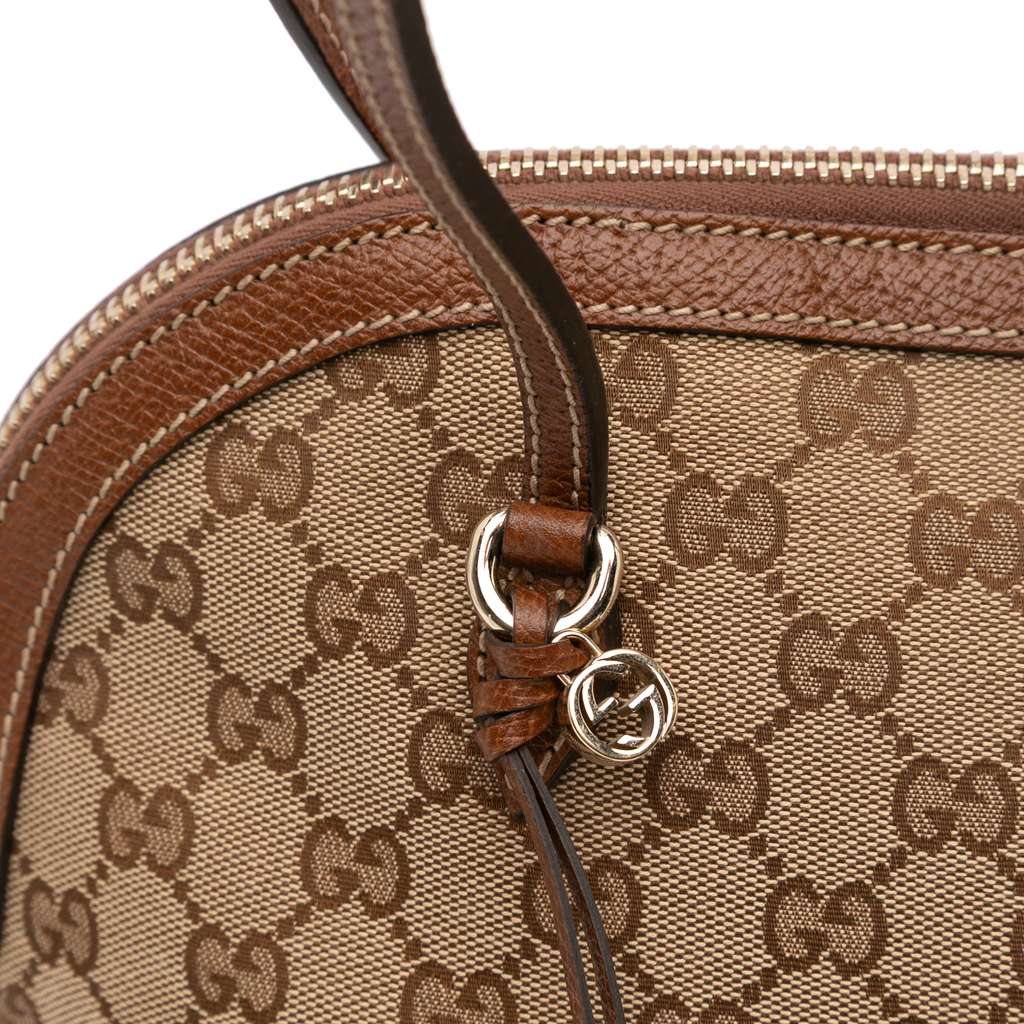 Gucci Medium GG Canvas Bree Dome Tote - Image 11