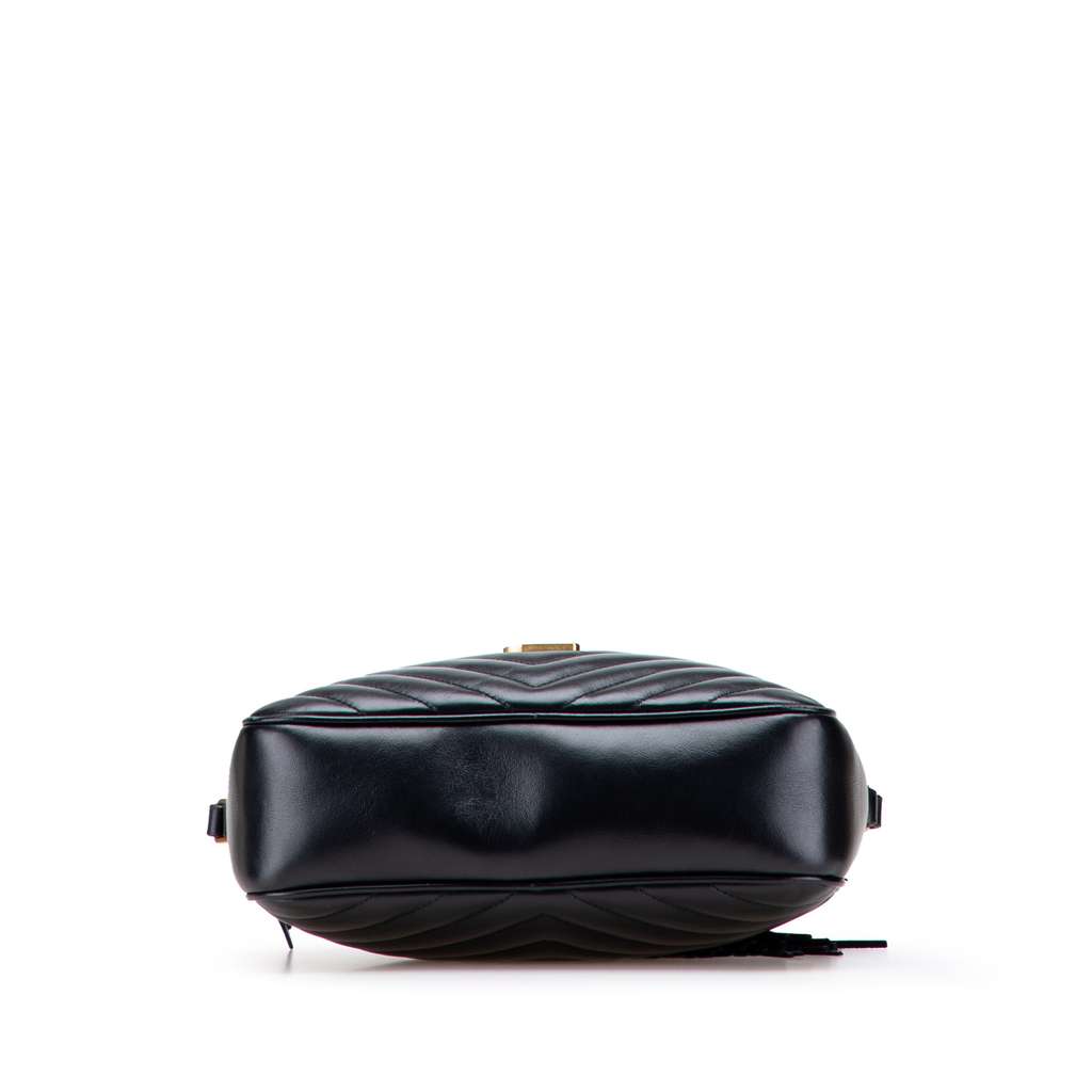 Saint Laurent Quilted Leather Monogram Lou Camera Bag - Image 6