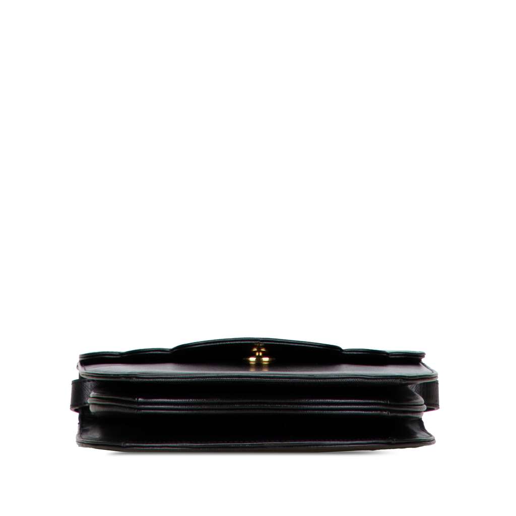 Saint Laurent Leather Monogram Crossbody - Image 6