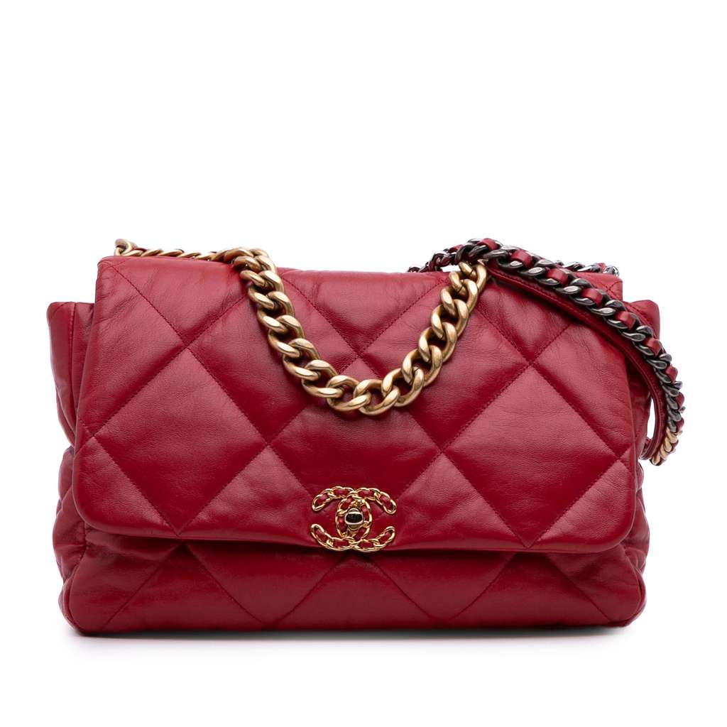 Chanel Maxi Lambskin 19 Flap