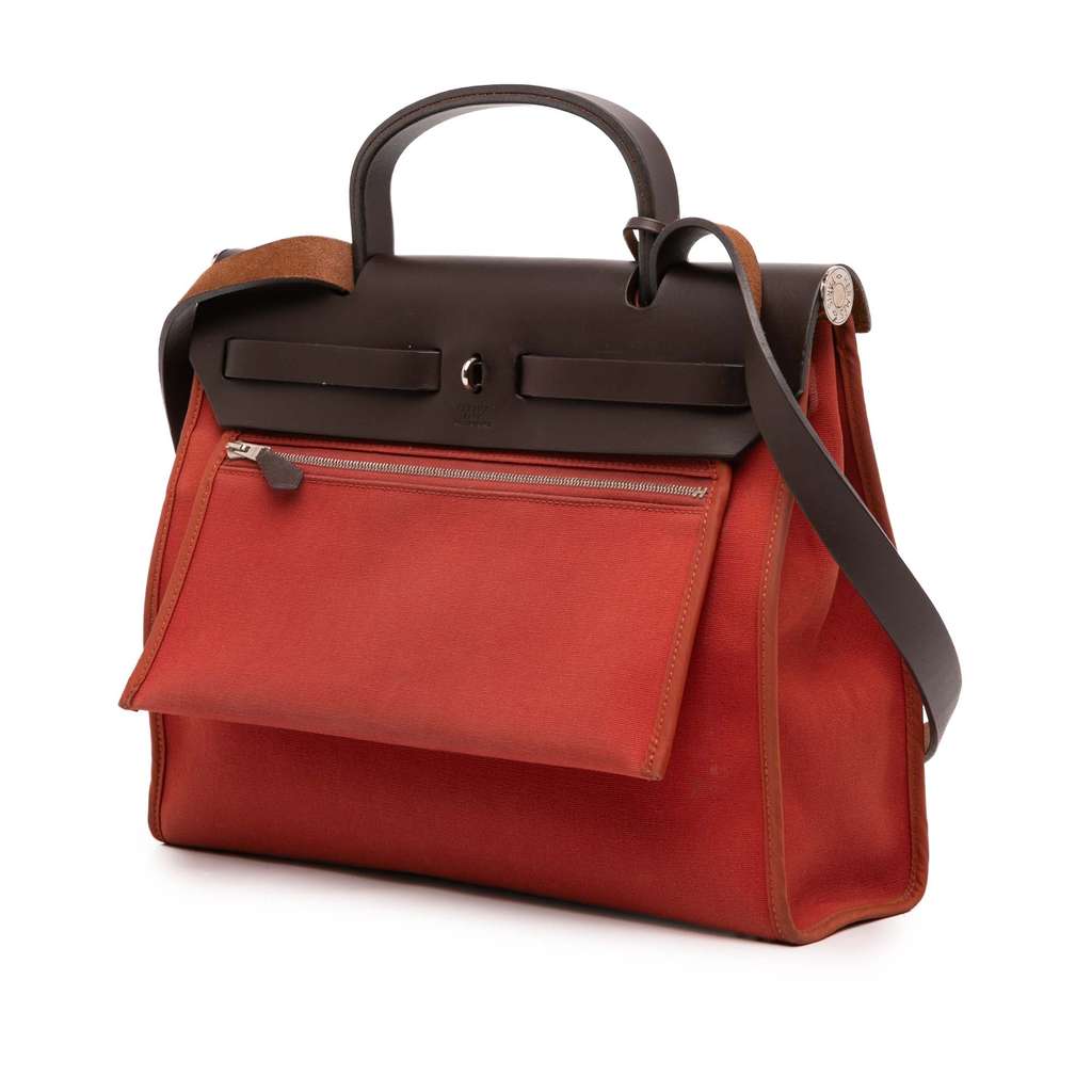 Hermès Toile Herbag Zip 31 - Back view