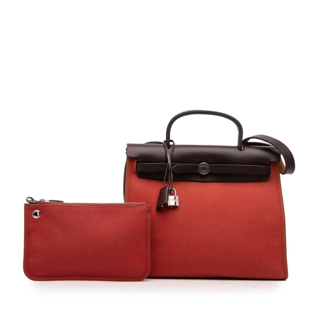 Hermès Toile Herbag Zip 31 - Image 15