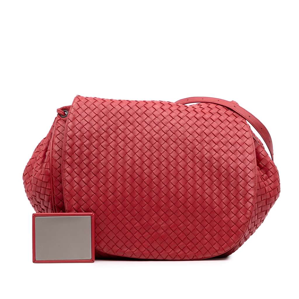 Bottega Veneta Nappa Intrecciato Flap Crossbody - Image 14