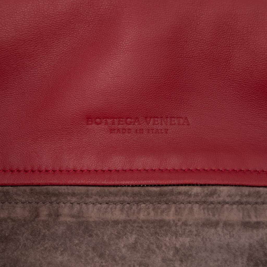 Bottega Veneta Nappa Intrecciato Flap Crossbody - Side view