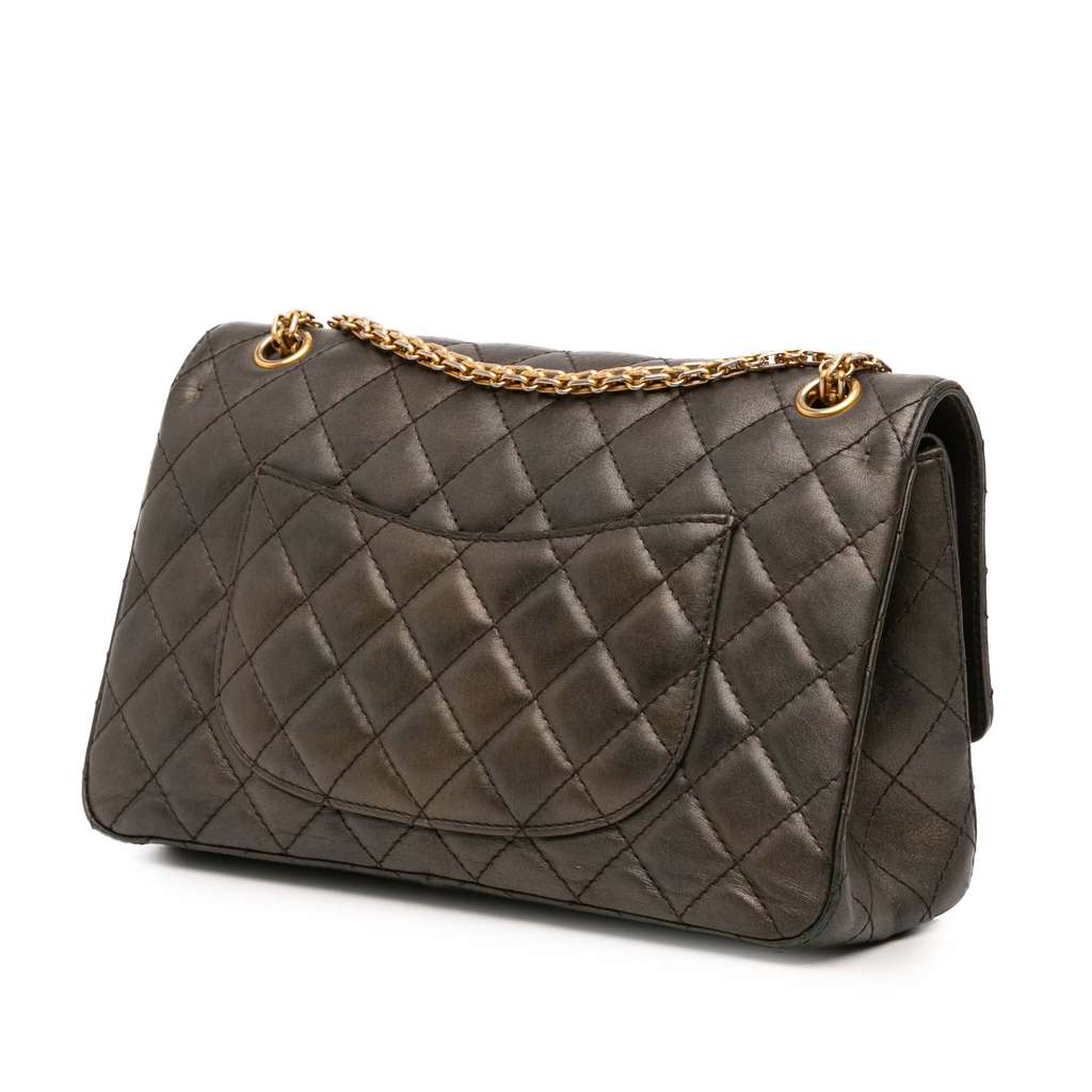 Chanel Reissue 2.55 Quilted Metallic Lambskin Double Flap 226 - 2