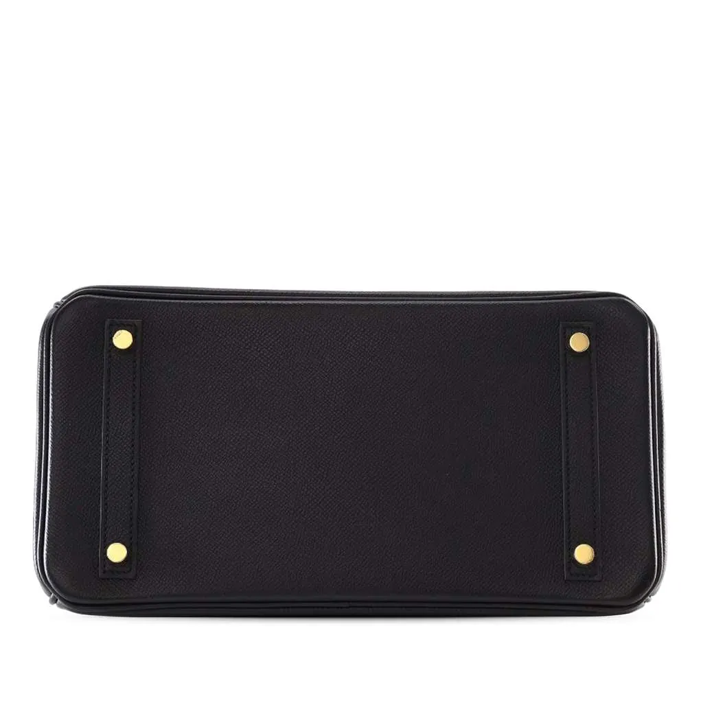 Hermès Epsom Birkin Retourne 30 Black Leather Very good - Inside View