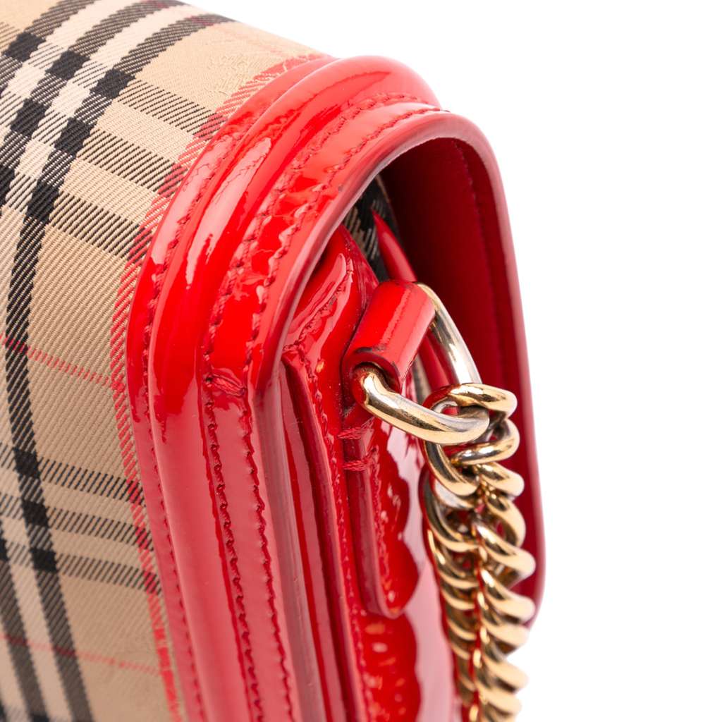 Burberry Haymarket Check Canvas 1983 Link Flap - Image 11