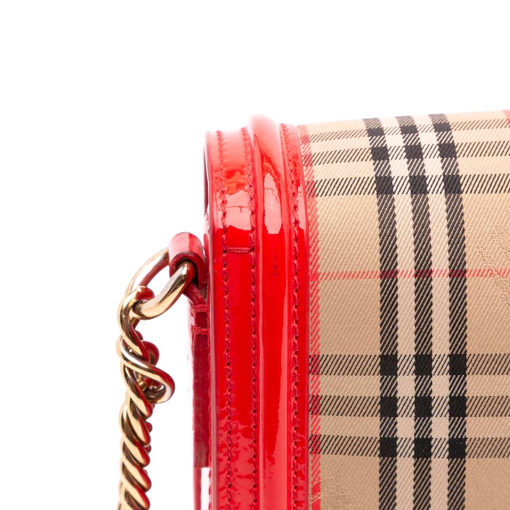 Burberry Haymarket Check Canvas 1983 Link Flap - Image 12