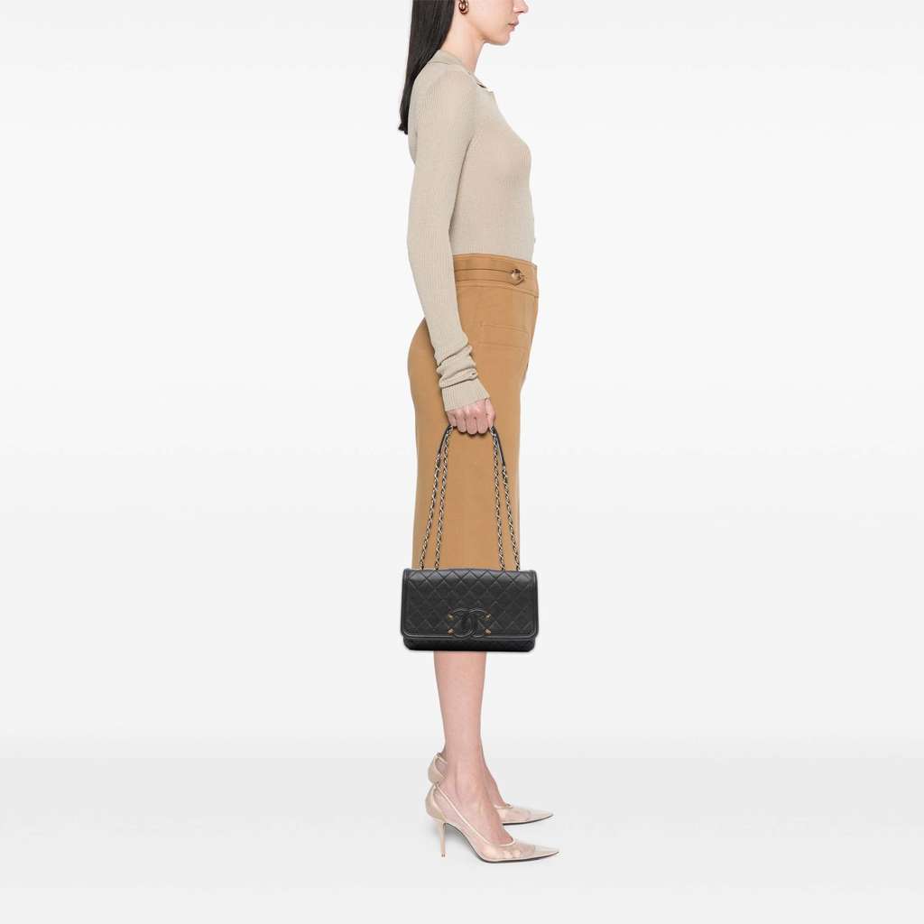 Chanel Medium Caviar CC Filigree Flap - Image 13