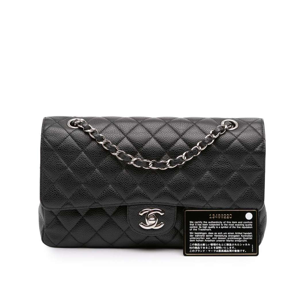 Chanel Medium Classic Caviar Double Flap - Image 14