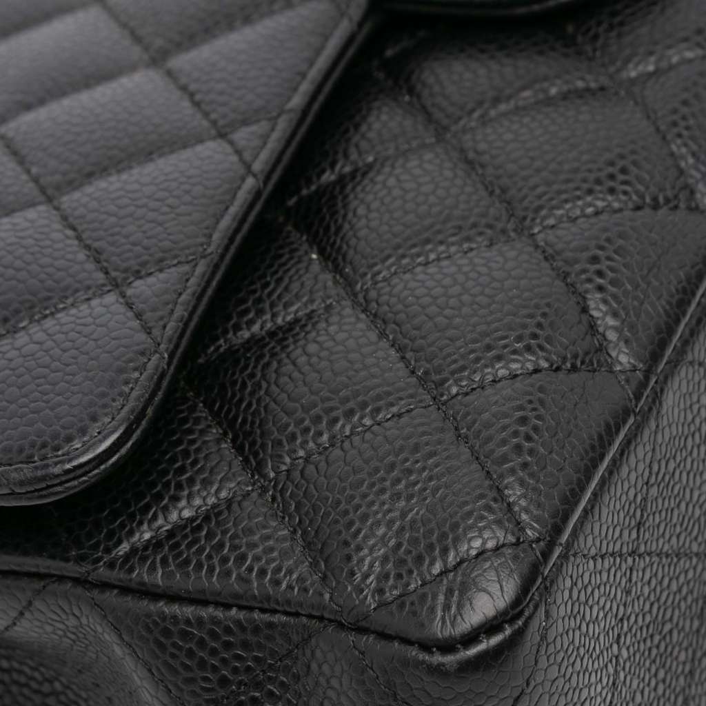Chanel Medium Classic Caviar Double Flap - Image 11
