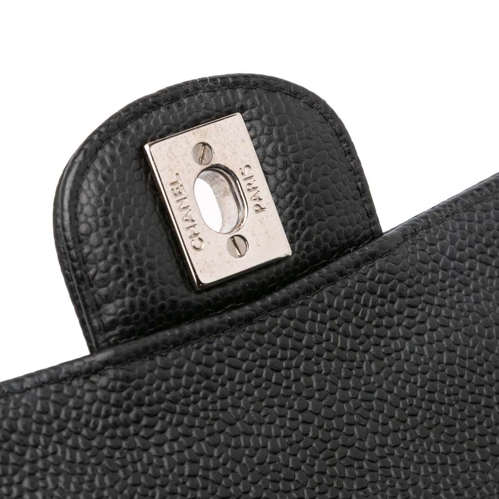 Chanel Medium Classic Caviar Double Flap - Image 12