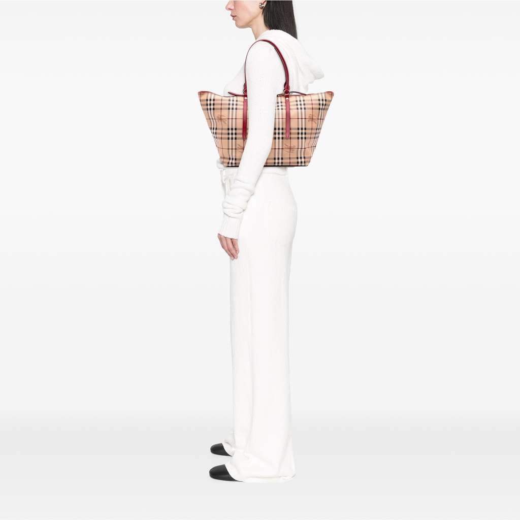 Burberry Medium Haymarket Check Coated Canvas Salisbury Tote - Image 13