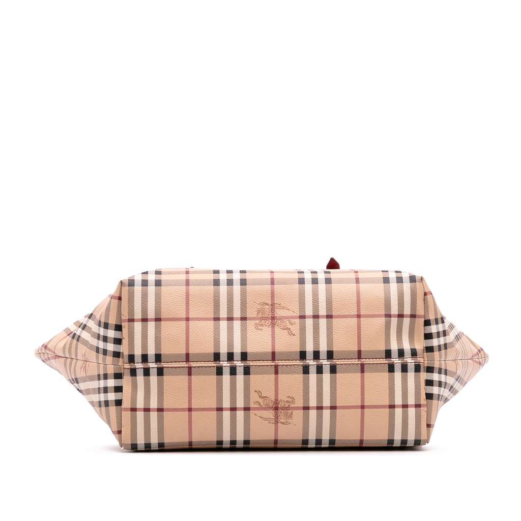 Burberry Medium Haymarket Check Coated Canvas Salisbury Tote - Image 6