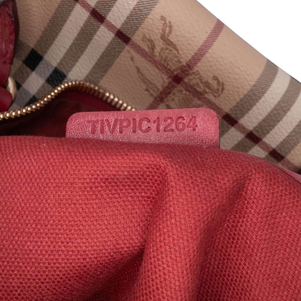 Burberry Medium Haymarket Check Coated Canvas Salisbury Tote - Detail 1