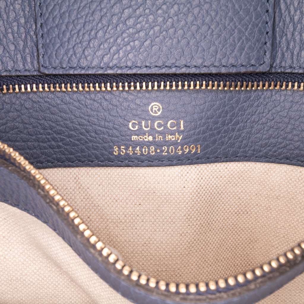 Gucci Medium Dollar Calfskin Swing Tote - Side view