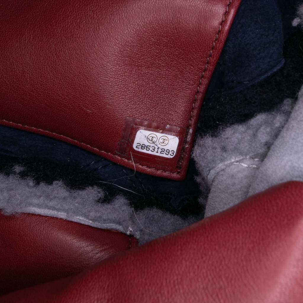 Chanel Medium Quilted Shearling Single Flap - Detail 1