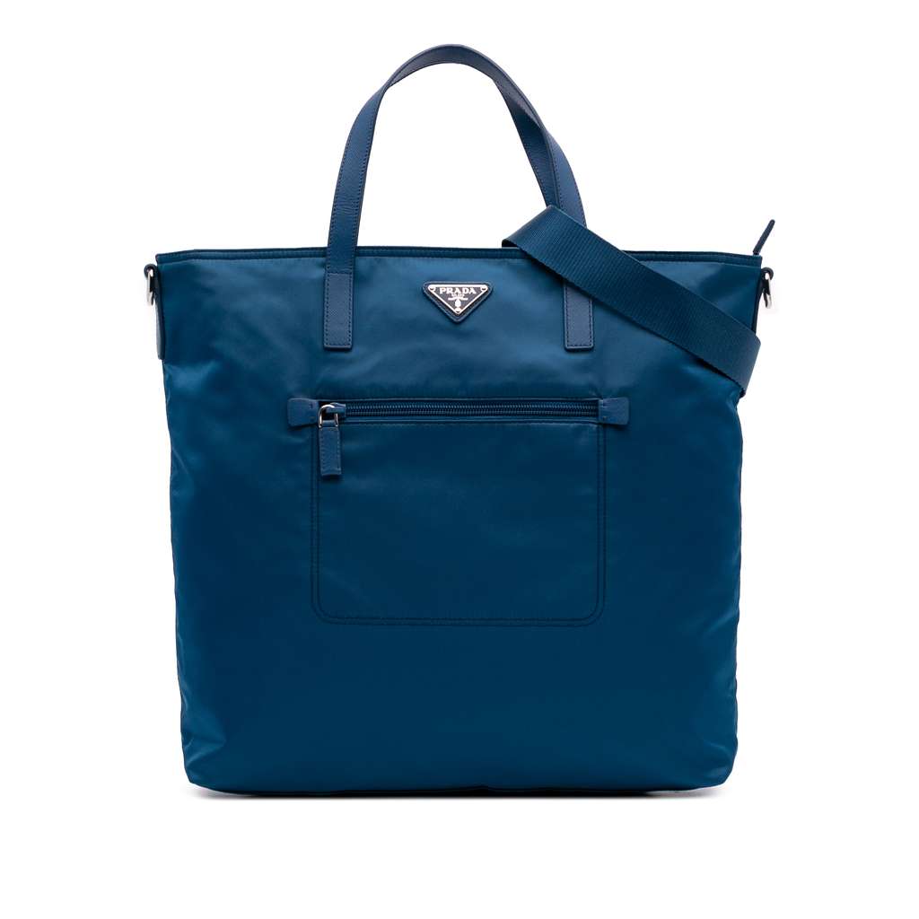 Prada Tessuto Zip Top Convertible Tote