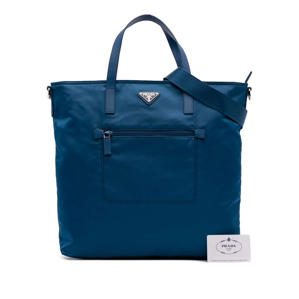 Prada Tessuto Zip Top Convertible Tote - Image 15