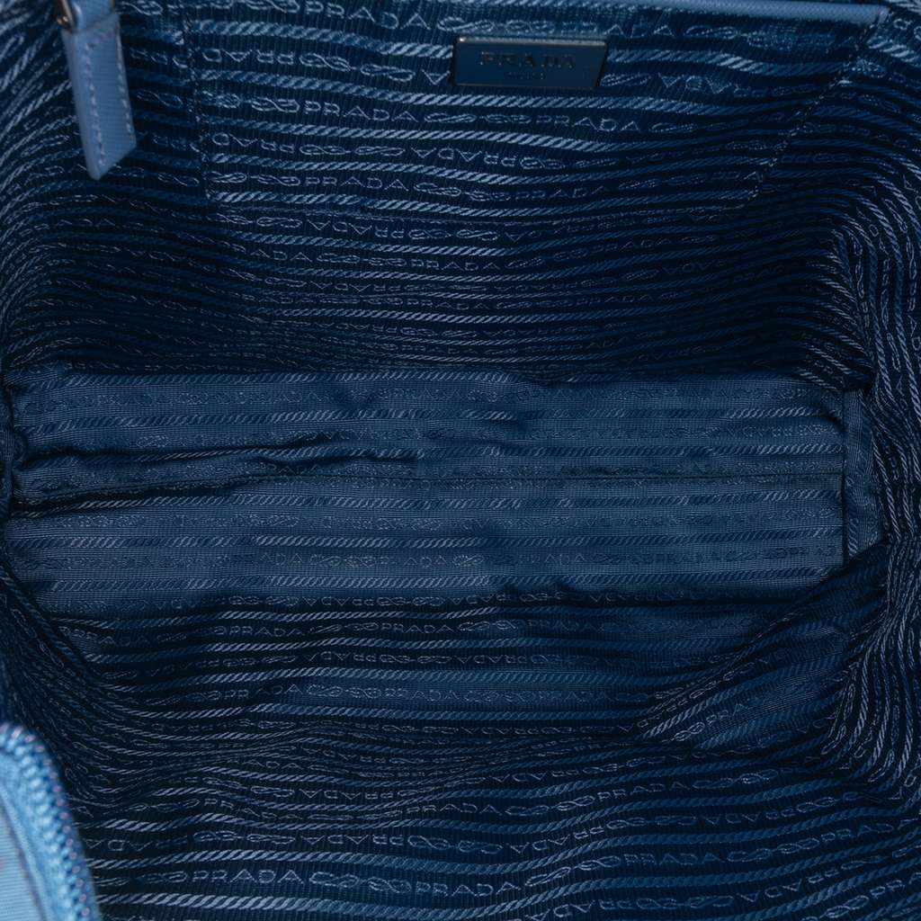 Prada Tessuto Zip Top Convertible Tote - 4