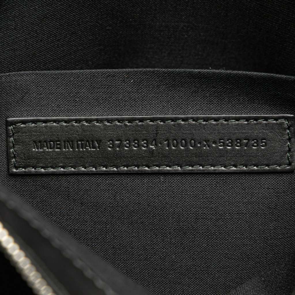 Balenciaga Canvas Navy Clip M Clutch - Detail 1