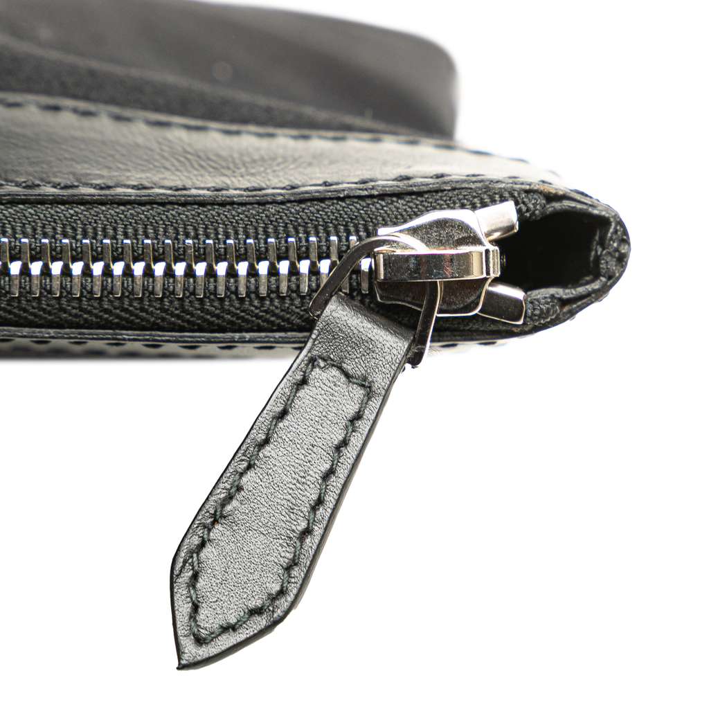 Balenciaga Canvas Navy Clip M Clutch - Detail 2