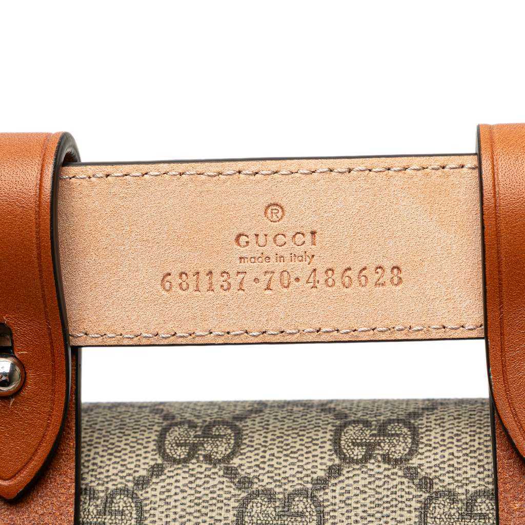 Gucci Mini GG Supreme Web Bamboo 1947 Belt Bag - Detail 2