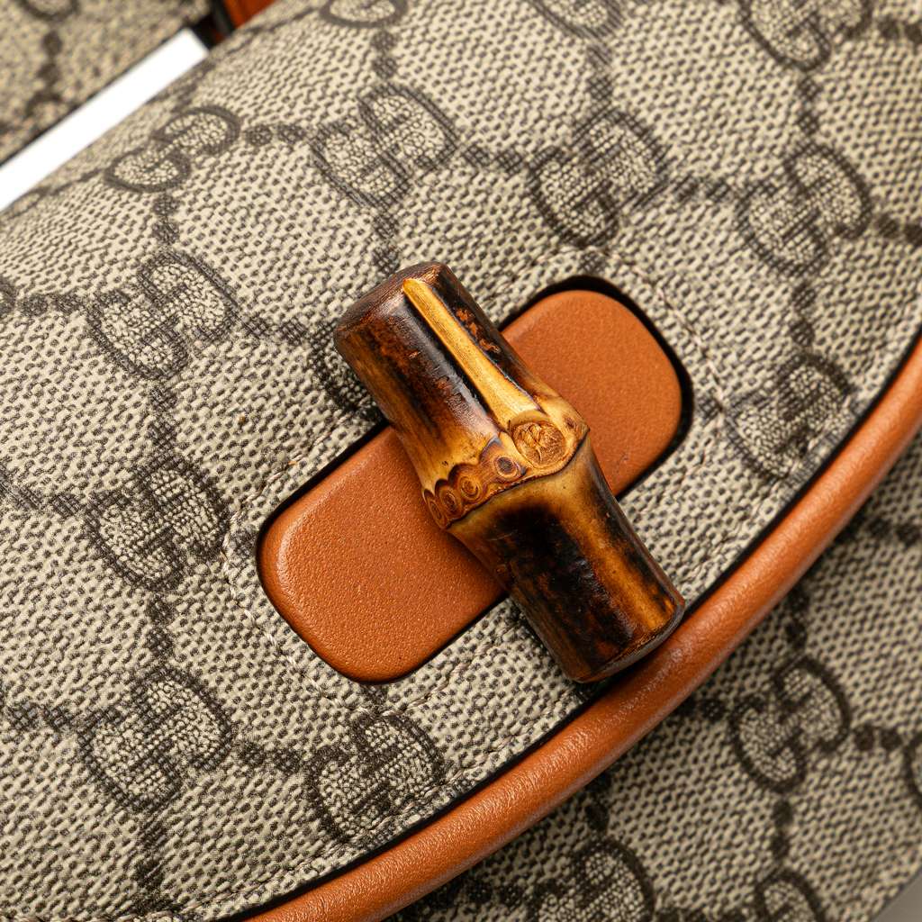 Gucci Mini GG Supreme Web Bamboo 1947 Belt Bag - Image 10