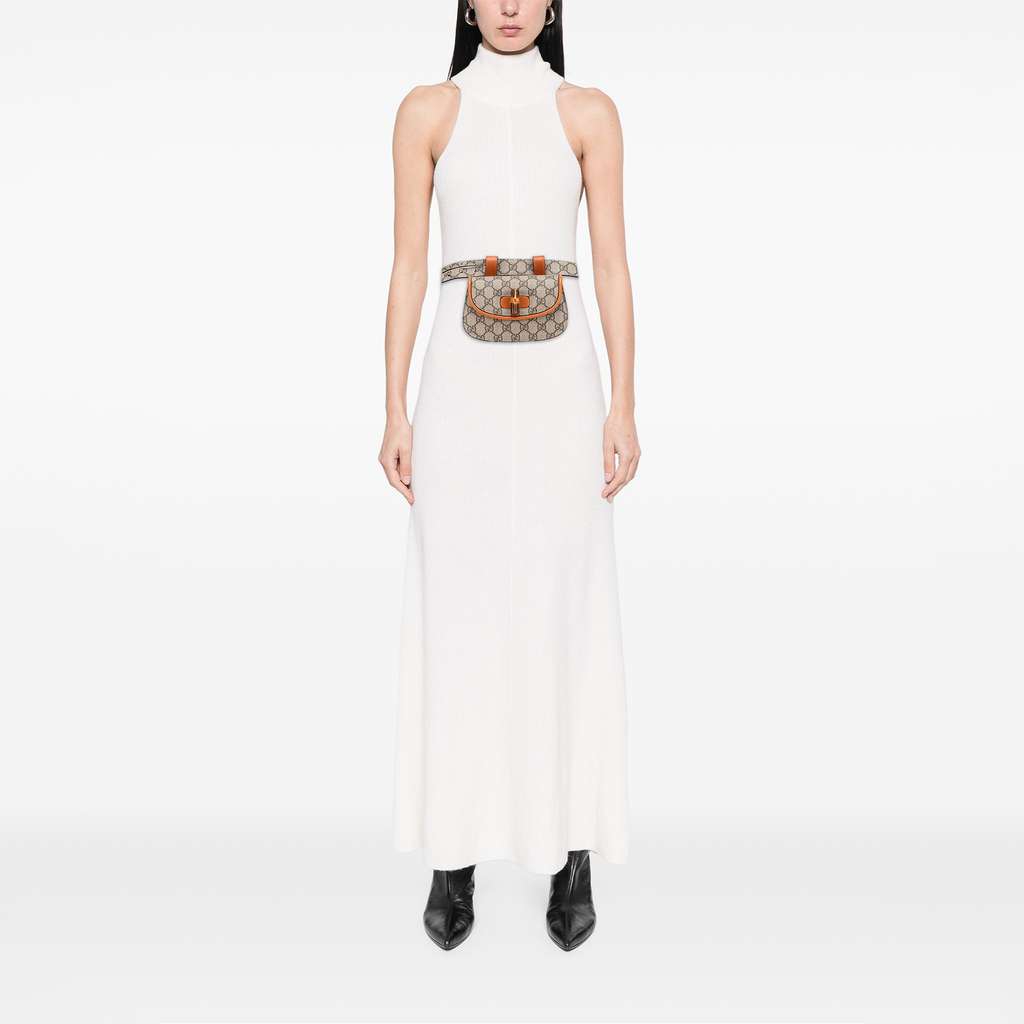 Gucci Mini GG Supreme Web Bamboo 1947 Belt Bag - Image 12