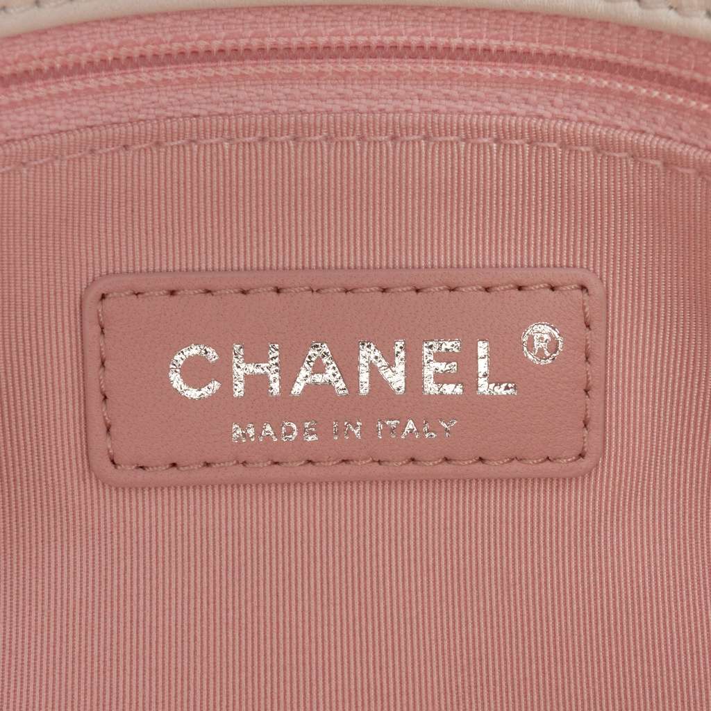 Chanel Quilted Lambskin and Tweed Elegant Trim Flap - Side view