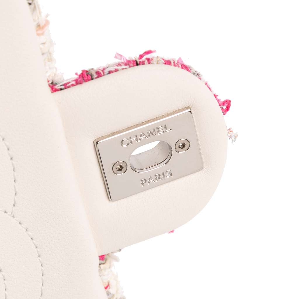 Chanel Quilted Lambskin and Tweed Elegant Trim Flap - Detail 2