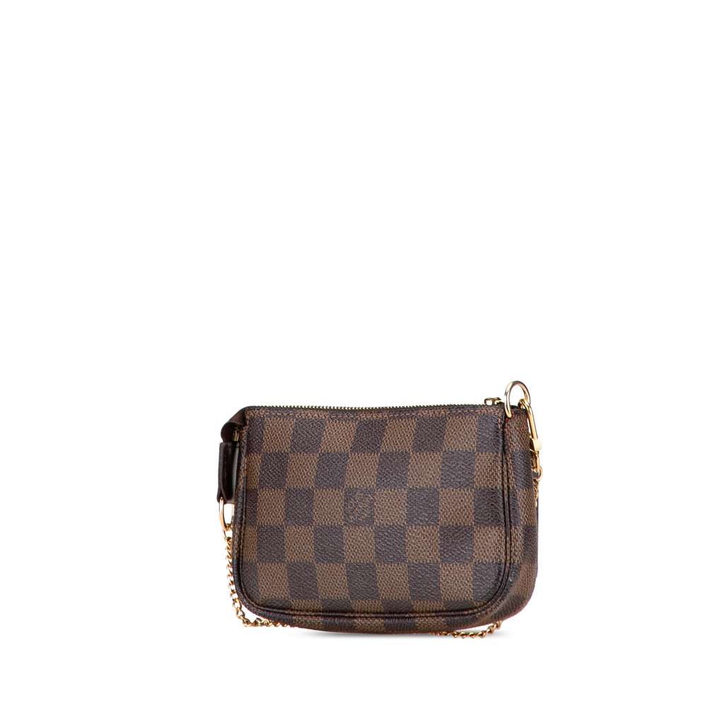 Louis Vuitton Damier Ebene Mini Pochette Accessoires - Back view