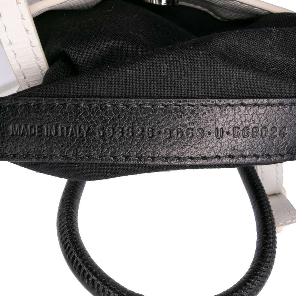 Balenciaga Mini Calfskin Logo Shopping Phone Holder - Detail 1