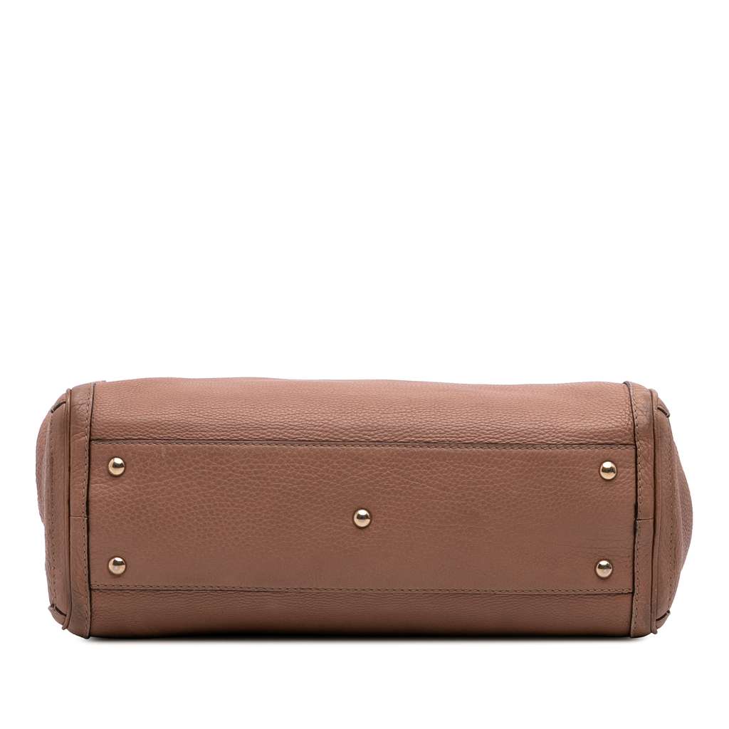 Gucci Medium Leather Bella Tote - Image 6